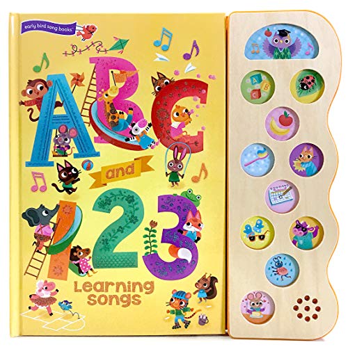 海外製絵本 知育 英語 ABC & 123 Learning Songs: Interactive Children's Sound Book (11 Button Sound) (1