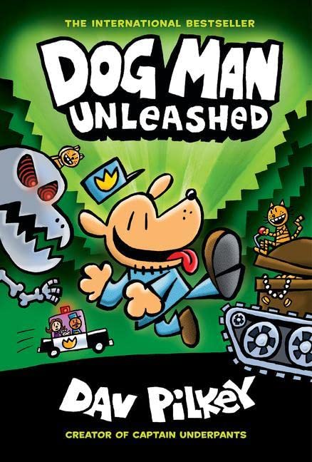 海外製絵本 知育 英語 Dog Man Unleashed: A Graphic Novel (Dog Man #2): From the Creator of Captain Und