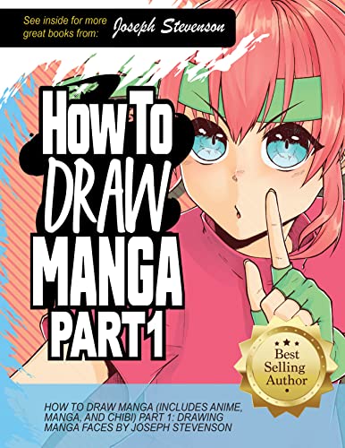 海外製絵本 知育 英語 How to Draw Manga (Includes Anime, Manga and Chibi) Part 1 Drawing Manga Faces (