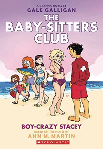 海外製絵本 知育 英語 Boy-Crazy Stacey: A Graphic Novel (The Baby-Sitters Club #7) (7) (The Baby-Sitte