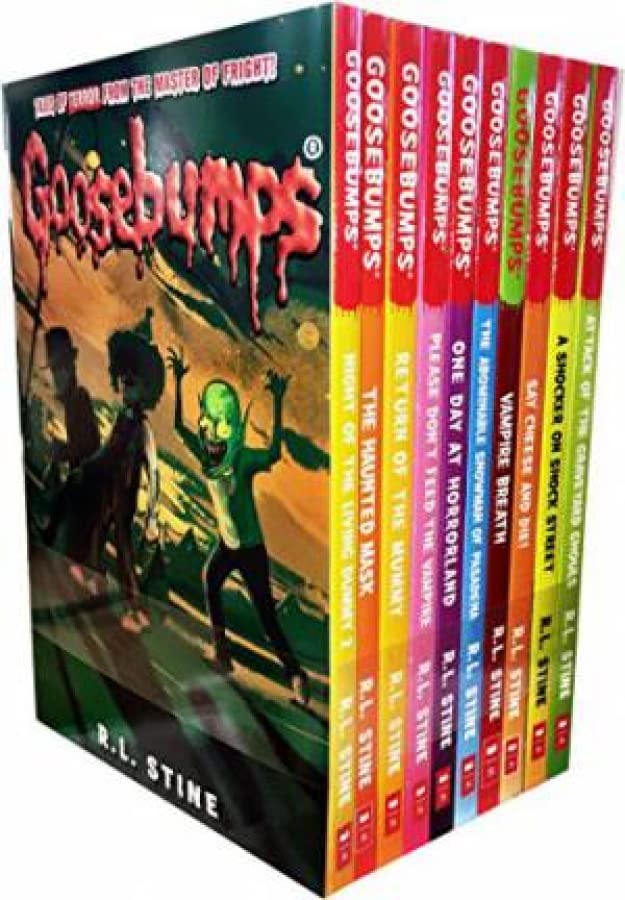 海外製絵本 知育 英語 Goosebumps Classic (Series 1) - 10 Books Set Collection R.L. Stine