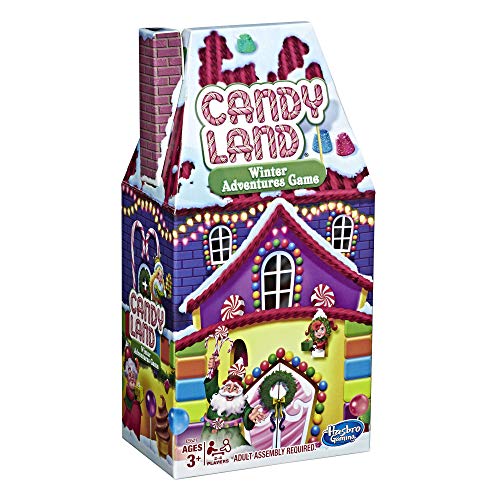 ボードゲーム 英語 アメリカ Hasbro Gaming Candy Land Game: Winter Adventures Edition Board Game for