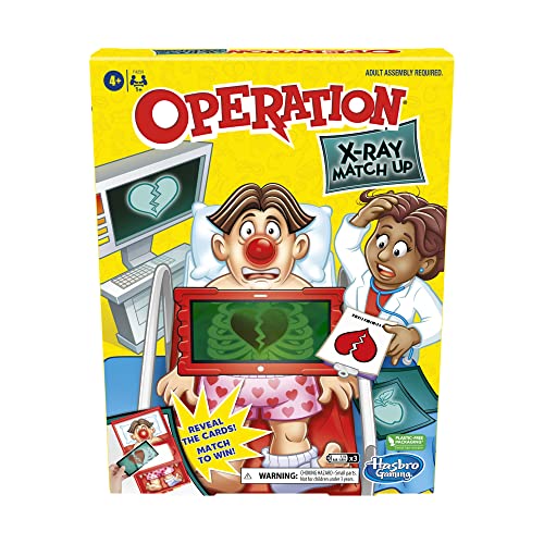 ボードゲーム 英語 アメリカ Hasbro Gaming Operation X-Ray Match Up Board Game for 2 or More Players