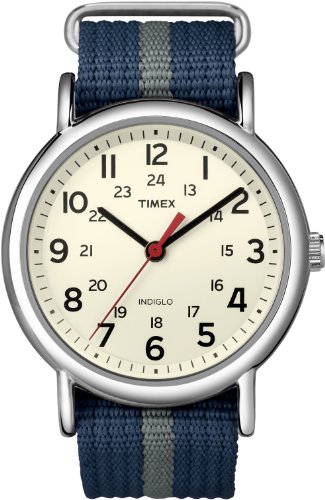 腕時計 タイメックス メンズ Timex Unisex Weekender Slip-Through Watch - Navy/Gray