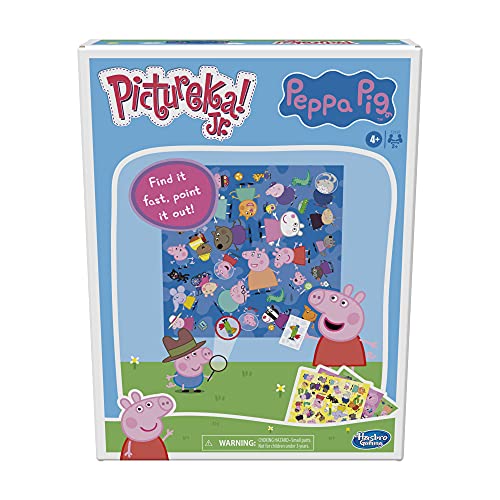 ボードゲーム 英語 アメリカ Hasbro Gaming Pictureka! Junior Peppa Pig Picture Game, Fun Board Game