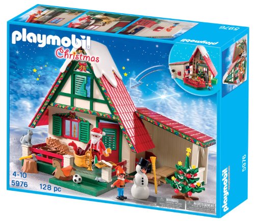プレイモービル ブロック 組み立て Playmobil Santa's Home