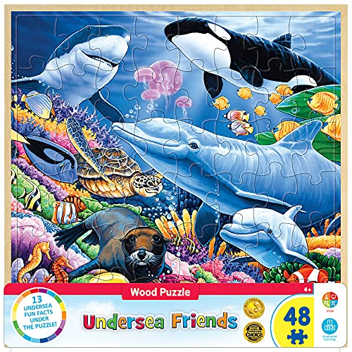 ジグソーパズル 海外製 アメリカ Masterpieces 48 Piece Fun Facts Jigsaw Puzzle for Kids - Undersea