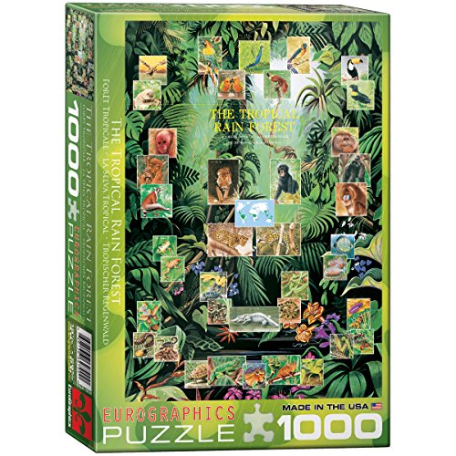 ジグソーパズル 海外製 アメリカ EuroGraphics The Tropical Rain Forest Puzzle (1000-Piece)