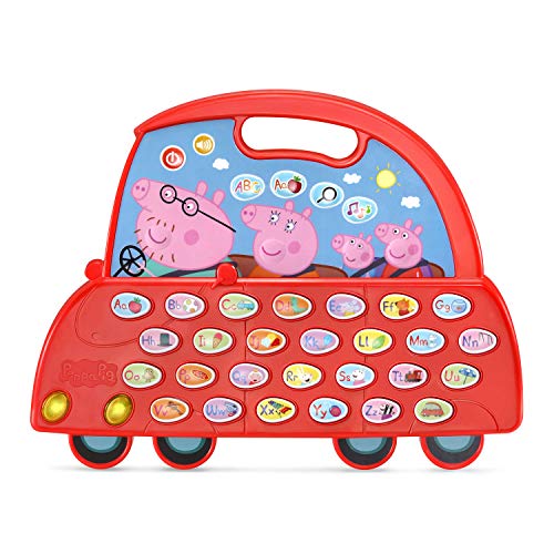 Peppa Pig ペッパピッグ アメリカ直輸入 VTech Peppa Pig Learn and Go Alphabet Car, Red