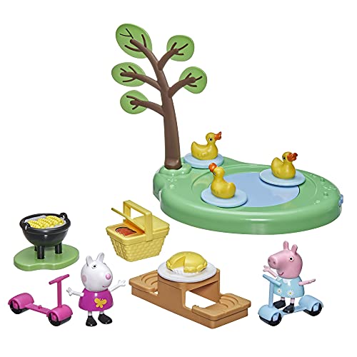 Peppa Pig ペッパピッグ アメリカ直輸入 Peppa Pig Peppa's Adventures Picnic Playset, Preschool Toy