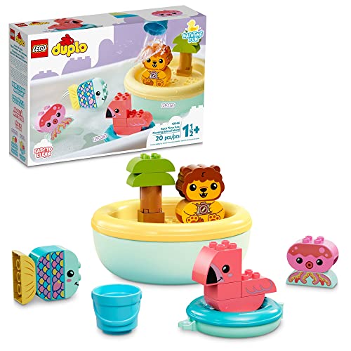 レゴ デュプロ LEGO DUPLO Bath Time Fun: Floating Animal Island 10966 Bath Toy for Babies and Toddlers 1.