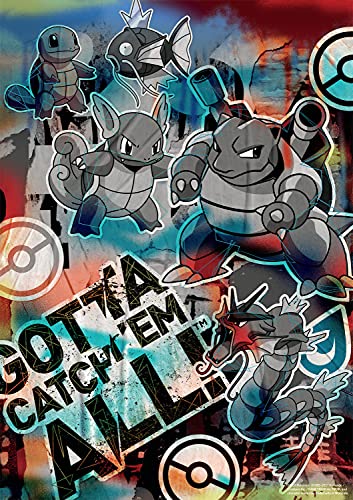 ジグソーパズル 海外製 アメリカ Buffalo Games - Pokemon - Squirtle Evolution Graffiti - 500 Piece