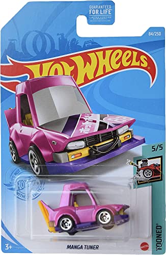 ホットウィール マテル ミニカー Hot Wheels Manga Tuner, [Pink/Purple] 84/250 Tooned 5/5