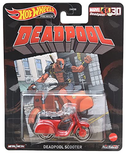 ホットウィール マテル ミニカー Hot Wheels Deadpool Scooter