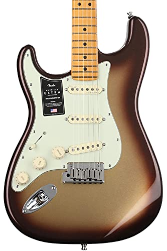 フェンダー エレキギター 海外直輸入 Fender American Ultra Stratocaster Left-handed - Mocha Burs