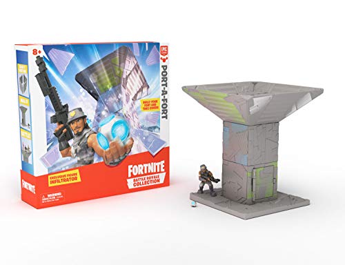 フォートナイト FORTNITE フィギュア Fortnite Battle Royale Collection: Port-A-Fort Playset & Infilt