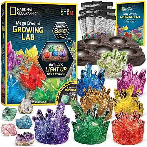 ナショナルジオグラフィック 知育玩具 科学 National Geographic Crystal Growing Kit - Grow 8 L