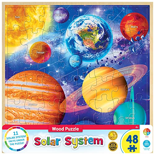 ジグソーパズル 海外製 アメリカ Masterpieces 48 Piece Fun Facts Jigsaw Puzzle for Kids - Solar Sy