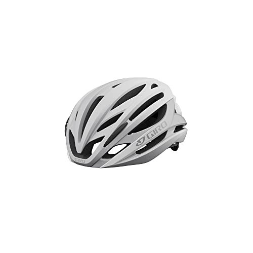 ヘルメット 自転車 サイクリング Giro Syntax MIPS Adult Road Cycling Helmet - Matte White/Silver,