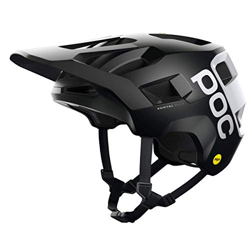 ヘルメット 自転車 サイクリング Poc Kortal Race MIPS Helmet Uranium Black Matte/Hydrogen White, S