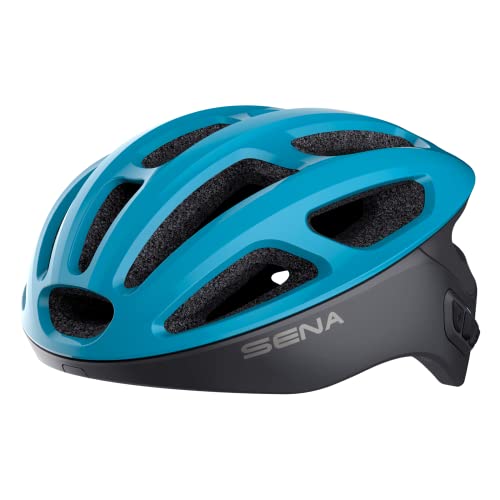 ヘルメット 自転車 サイクリング Sena R1 Smart Cycling Helmet (Ice Blue, Medium)