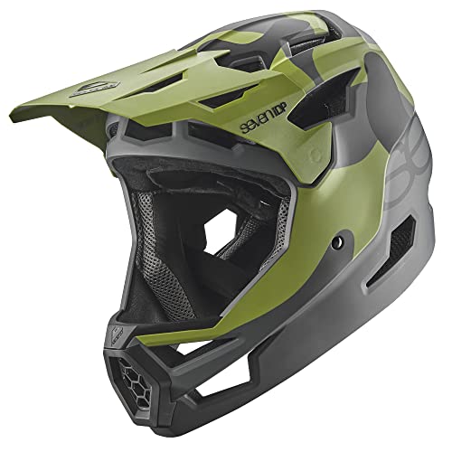 ヘルメット 自転車 サイクリング 7iDP Project 23 ABS Full Face Mountain Biking Helmet, Army Camo,