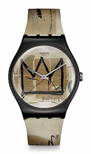 腕時計 スウォッチ メンズ Swatch Untitled by Jean-Michel Basquiat Quartz Watch